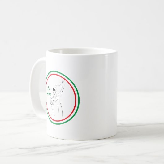 Tasse der italienischen Gesten - nicht mehr (Vorderseite Links)