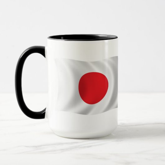 Tasse der japanischen Flagge (Links)