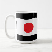 Tasse der japanischen Flagge (Links)