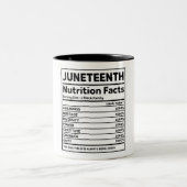 Tasse der Juneteenth Nutrition Facts (Mittel)