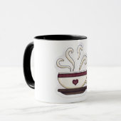 Tasse der Kaffeebearbeitung (Vorderseite Links)