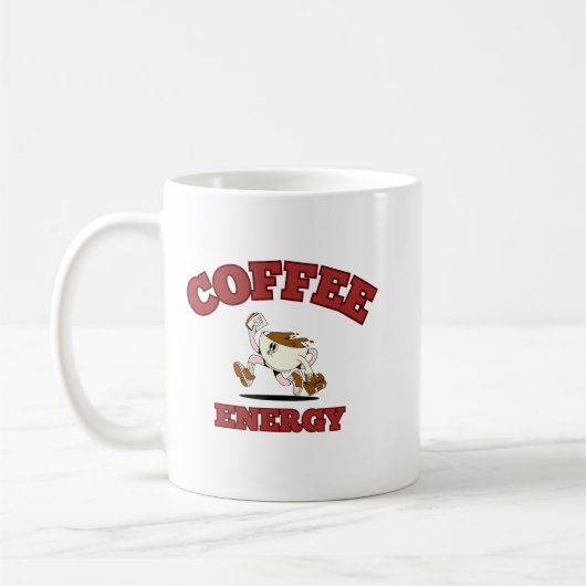 Tasse der Kaffeemaschine - Motivierend Kaffeeliebh (Links)