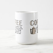 Tasse der Kaffeeproduktion (Mittel)