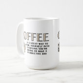 Tasse der Kaffeeproduktion (Vorderseite Links)