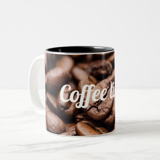 Tasse der Kaffeezeit (Vorderseite Links)