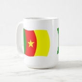 Tasse der Kameruner Flagge (Vorderseite Links)