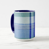Tasse der karierten Keramik (Vorderseite Links)
