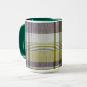 Tasse der karierten Keramik (Vorderseite Links)