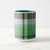 Tasse der karierten Keramik (Zentrum)