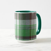 Tasse der karierten Keramik (VorderseiteRechts)