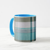 Tasse der karierten Keramik (Vorderseite Links)