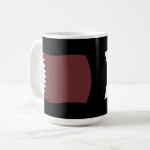 Tasse der Katar-Flagge (Vorderseite Links)