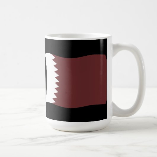 Tasse der Katar-Flagge (Rechts)
