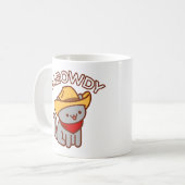 Tasse der Katze - "MEOWDY" (Vorderseite Links)