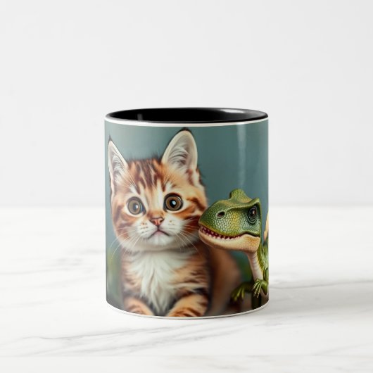 Tasse der Katzen und Dinosaurier (Mittel)