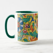 Tasse der Keramik asiatischer Blume (Links)