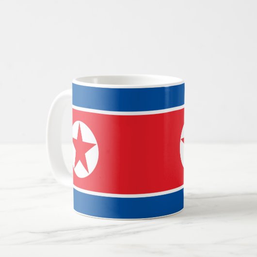 Tasse der Keramik Nordkorea (Vorderseite Links)