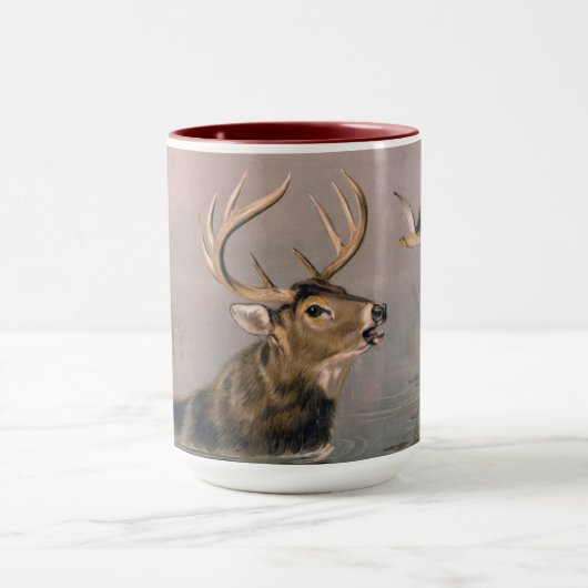 Tasse der Keramik Stag und Enten (Zentrum)