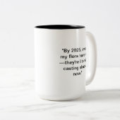 Tasse der KI-Pflanze | Funny Tech Nature Geschenk (VorderseiteRechts)