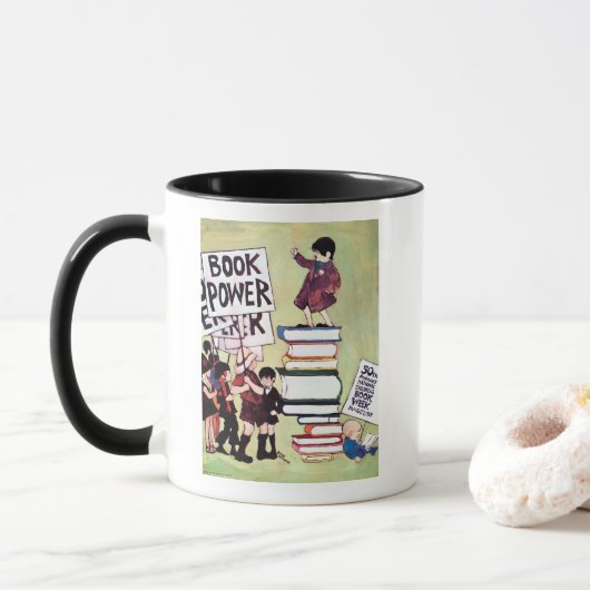 Tasse der Kinderbuchwoche 1969 (Mit Donut)