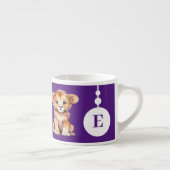 Tasse der Kinderlilie personalisierter Name lila (Rechts)