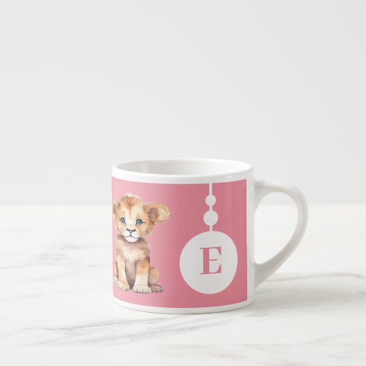 Tasse der Kinderlilie personalisierter Name pink (Rechts)
