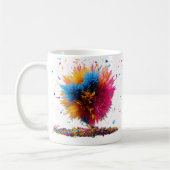 Tasse der klassischen Blumenexplosion - 11 oz (Links)