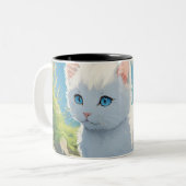 Tasse der klassischen Keramik - perfekt für Kaffee (Vorderseite Links)