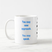 Tasse der Koffeinmood-Warnung (Links)