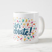 Tasse der Konfetti-Explosion (Vorderseite Rechts)