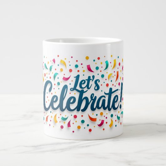 Tasse der Konfetti-Explosion (Vorderseite)