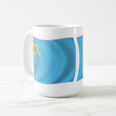 Tasse der Krimtatarflagge (Vorderseite Links)
