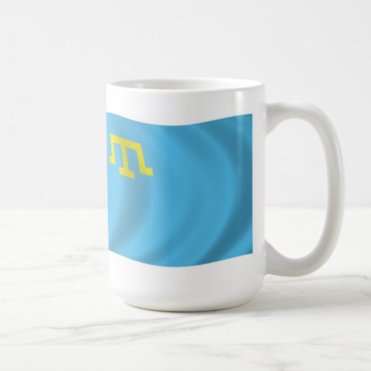 Tasse der Krimtatarflagge (Rechts)