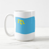 Tasse der Krimtatarflagge (Links)