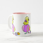 Tasse der Küken- und Ostereier (Vorderseite Links)