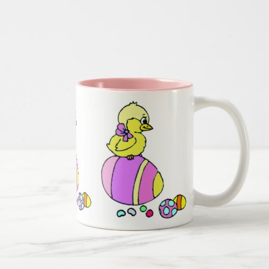 Tasse der Küken- und Ostereier (Rechts)