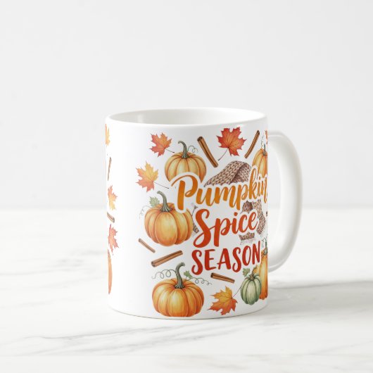 Tasse der Kürbisgewürze (VorderseiteRechts)