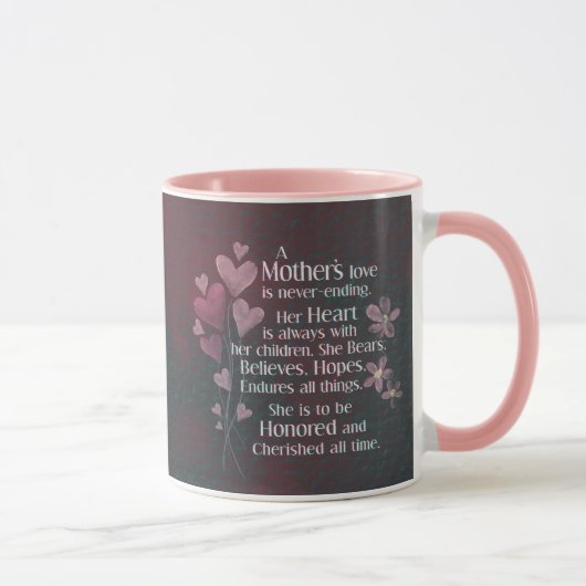Tasse der Liebe einer Mutter (Rechts)