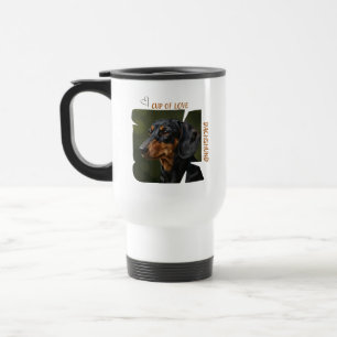 Tasse der Liebe Hunde Liebhaber 445ml Reisebecher