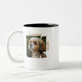 Tasse der Liebe Hunde-Liebhaber Kaffee-Geschenkide (Links)