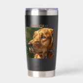 Tasse der Liebe Hunde Liebhaber Thermobecher (Vorderseite)