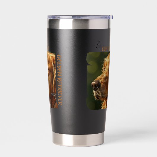 Tasse der Liebe Hunde Liebhaber Thermobecher (Links)