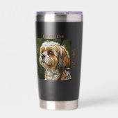 Tasse der Liebe Hunde Liebhaber Thermobecher (Vorderseite)