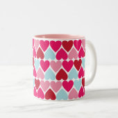Tasse der Liebe in Hot Rosa (VorderseiteRechts)
