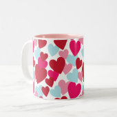Tasse der Liebe in Hot Rosa (Vorderseite Links)