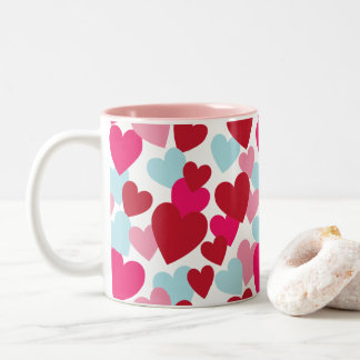 Tasse der Liebe in Hot Rosa