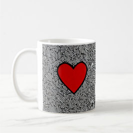 Tasse der Liebe mit Doodle