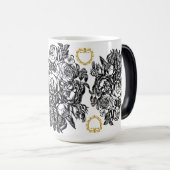 Tasse der Liebe Schwarz/Weiß (VorderseiteRechts)