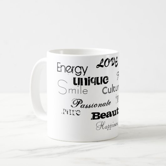 Tasse der Liebe sich (Vorderseite Links)