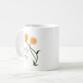 Tasse der lieblichen Blüten, Orange (Vorderseite Links)